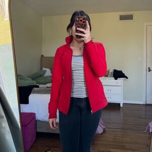 Tommy Hilfiger Red Women's Waterproof Jacket